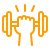 Männchen auf Bett sitzend Icon